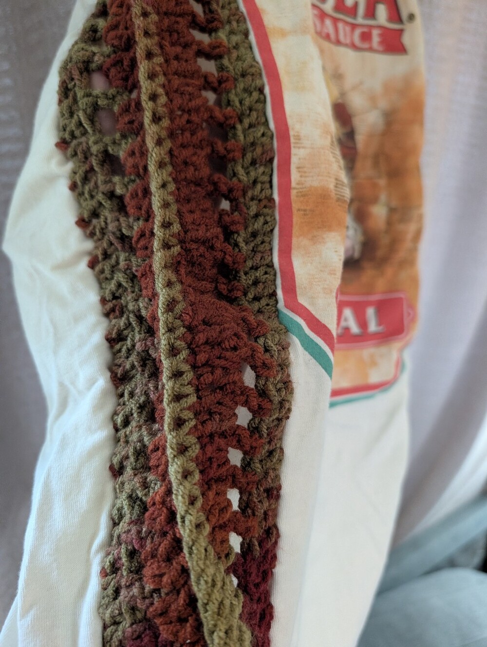 Cholula Tshirt/Tank With Crochet Sm/Med - Picture 2 of 6